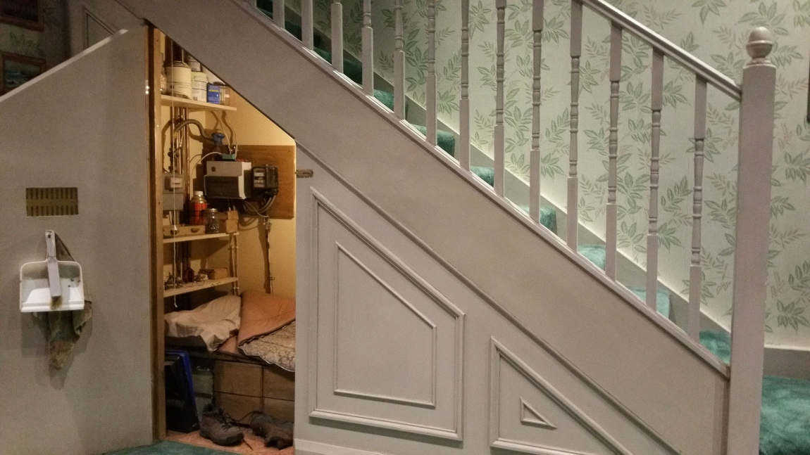 cupboard under stairs