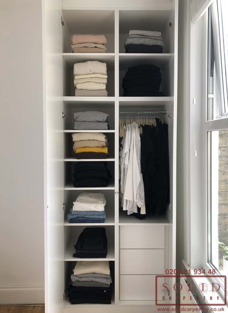 Alcove Wardrobe Fitted Storage | Solid Carpentry