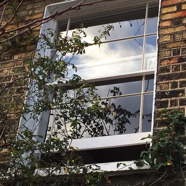 Photo of new box sash window